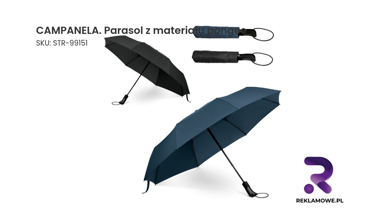 Parasol Campanella wykonany z wysokiej jakości materiału pongee