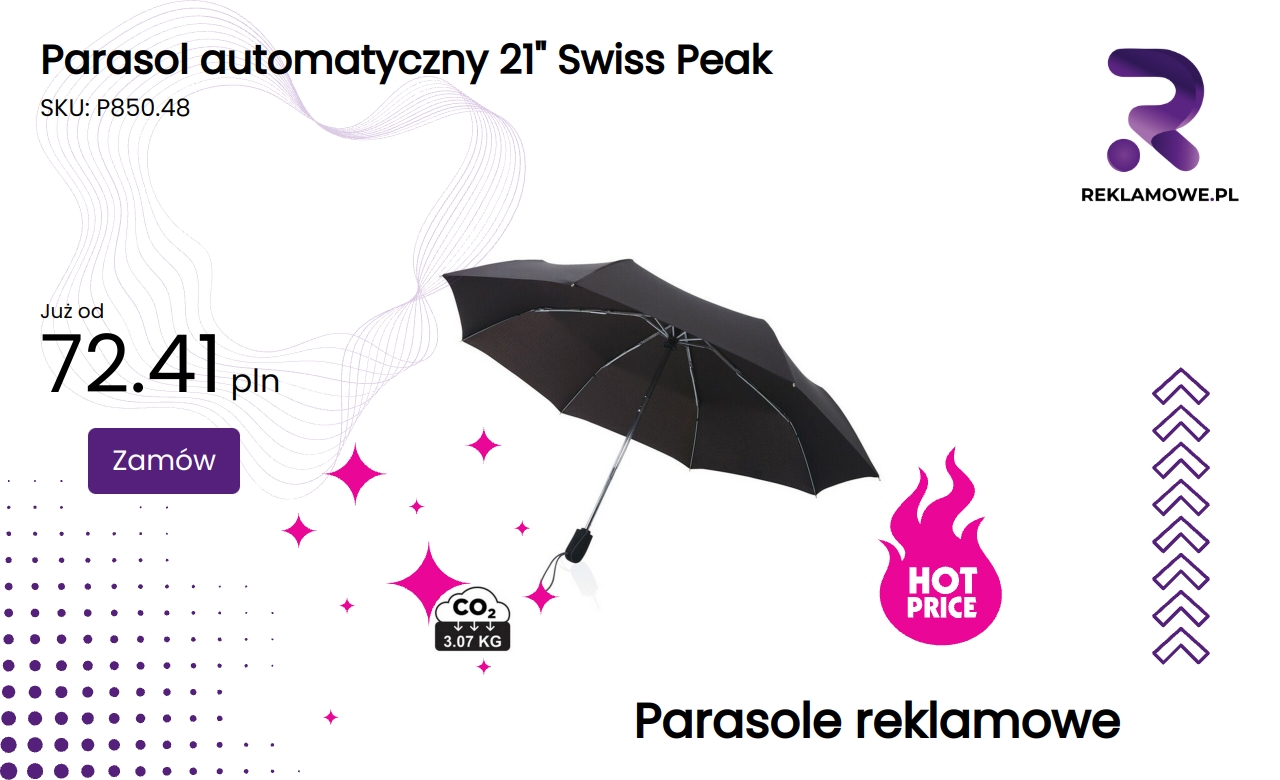 Parasol automatyczny 21 cali marki Swiss