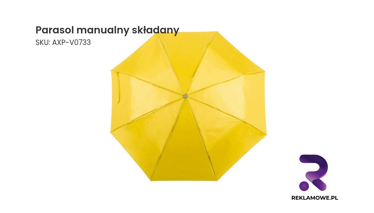 Parasol manualny składany w różnych kolorach