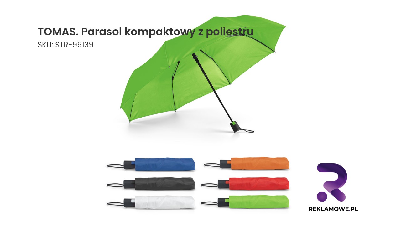 Parasol kompaktowy TOMAS z poliestru