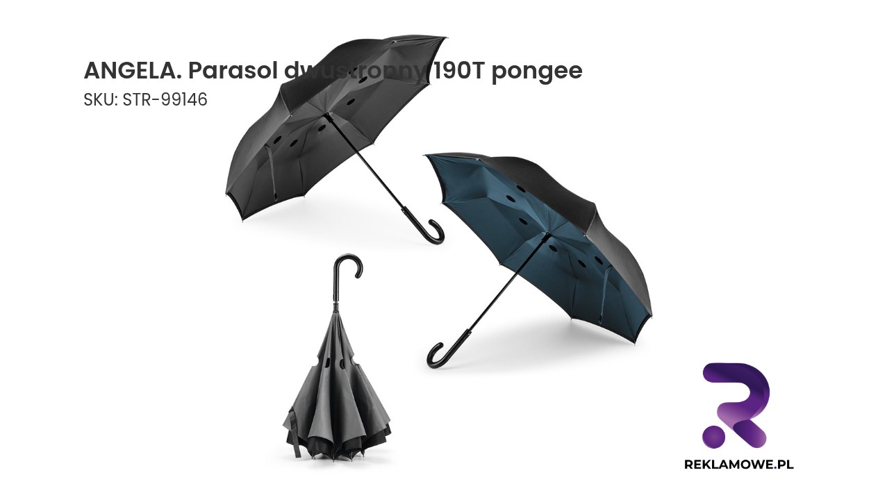 ANGELA parasol dwustronny 190T pongee