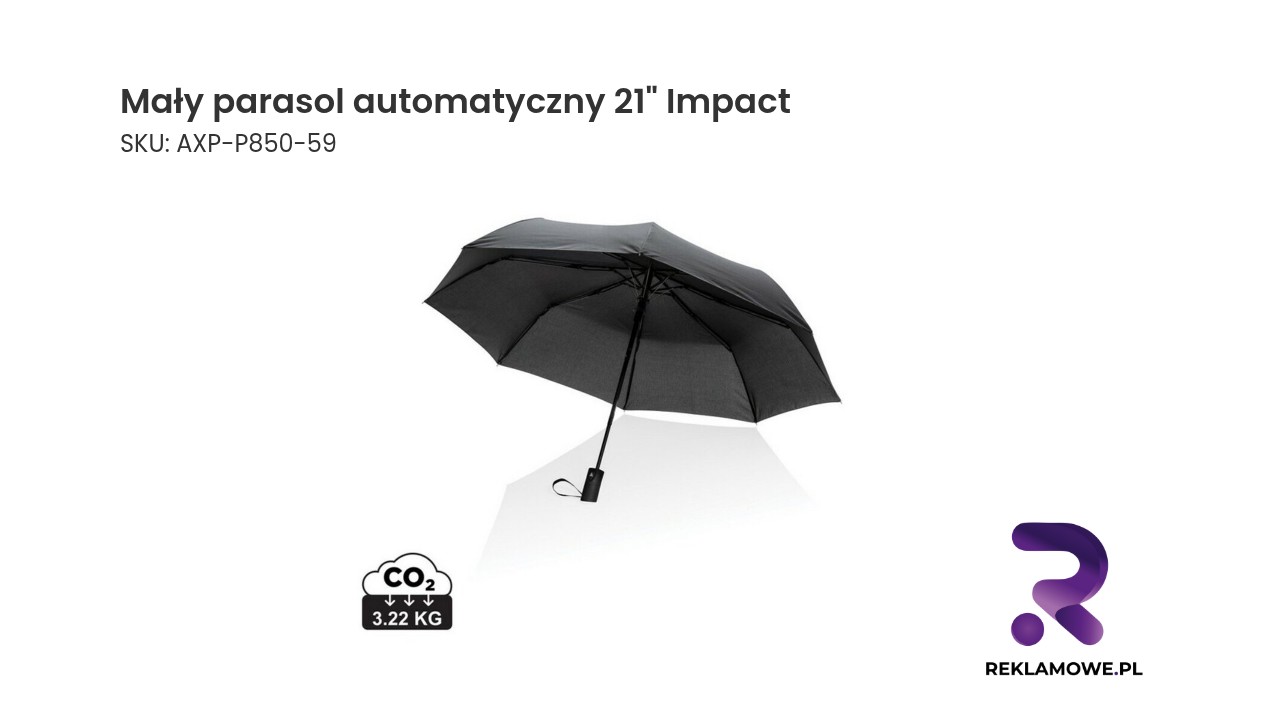 Mały parasol automatyczny 21 cali