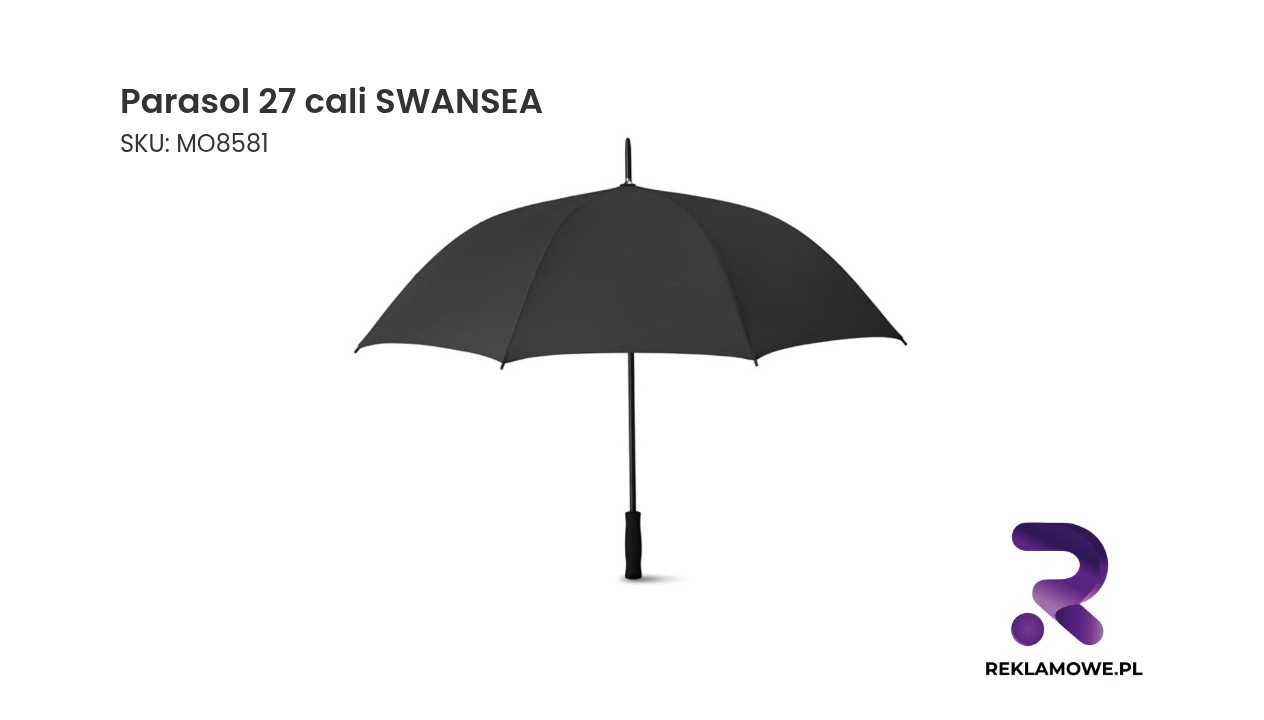 Parasol 27 cali SWANSEA Parasol 27 cali SWANSEA - elegancki i wytrzymały parasol przeciwdeszczowy