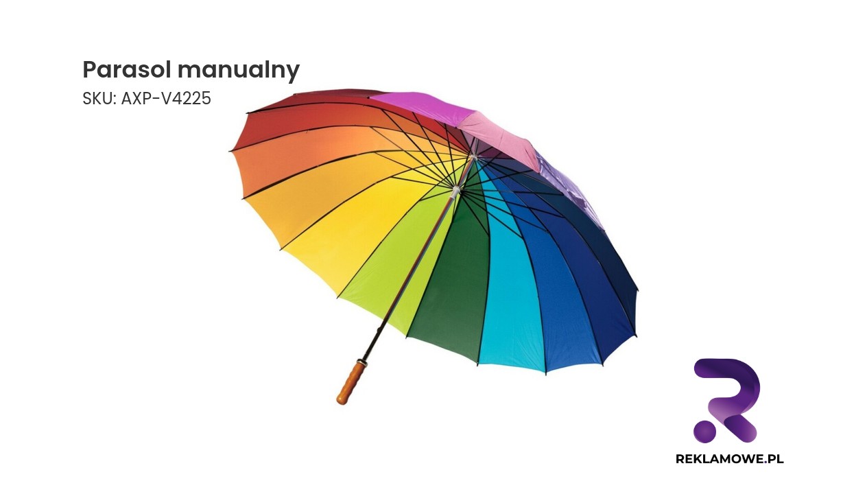 Parasol manualny Parasol manualny w kolorze niebieskim