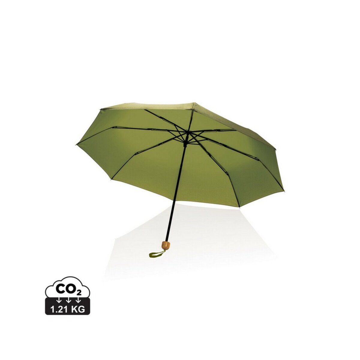 Mały bambusowy parasol 20.5" Impact AWARE™ rPET P850.571_S_0