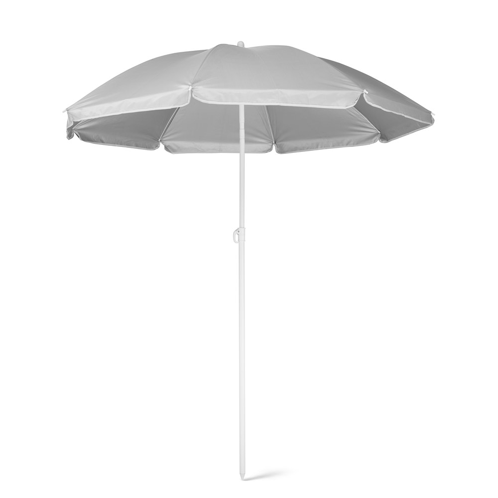 PARANA. Odchylany parasol plażowy 210T ze srebrną podszewką 98320_set