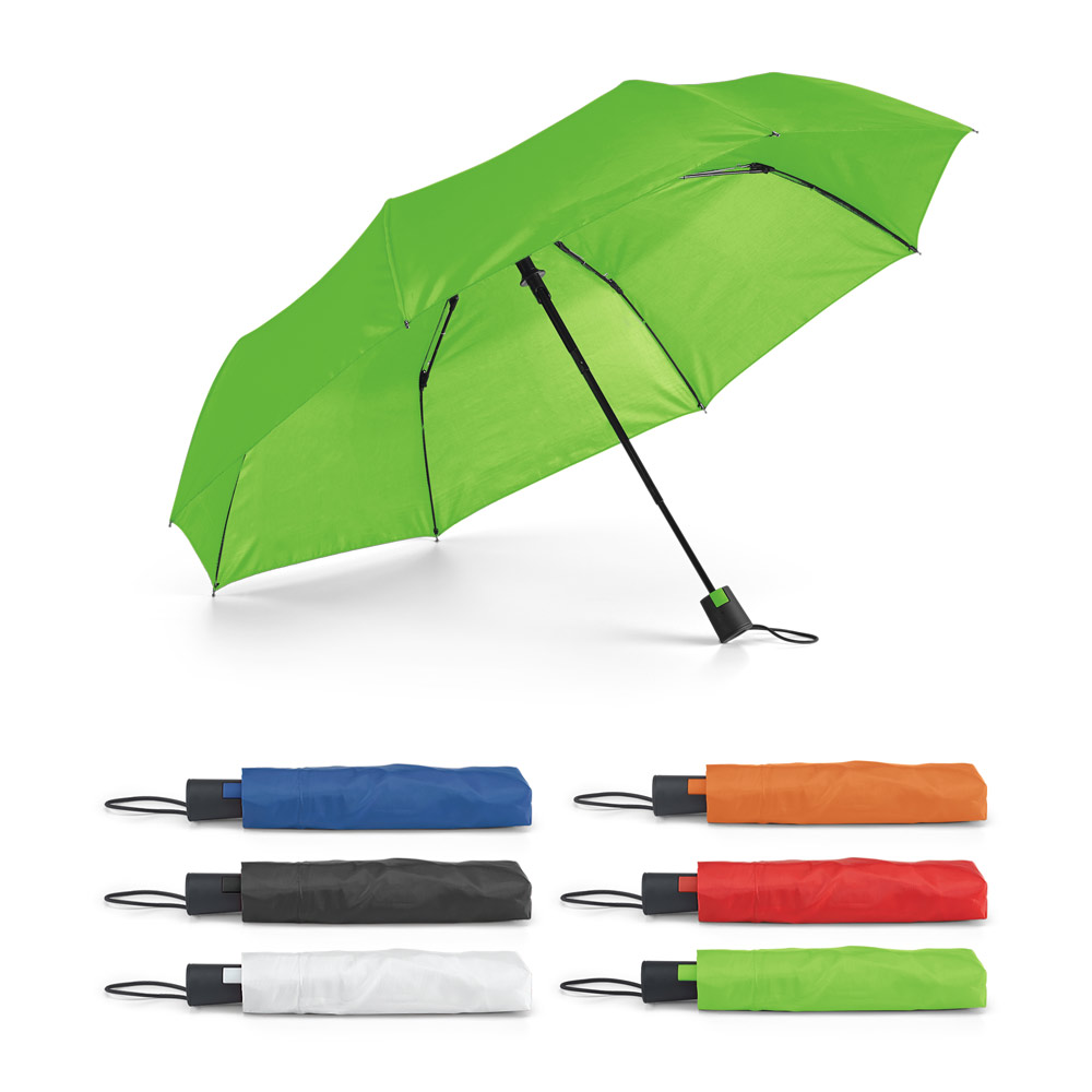 TOMAS. Parasol kompaktowy z poliestru 190T z automatycznym otwieraniem 99139_set